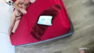 Latin Amerikai milf anyuci hátsó bejáratba tolva