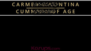 Karups - Carmen Valentina fiatal krapekkal baszik