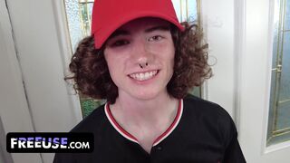 Megdugtam az edzőmet! szerencsés baseball játékos ingyenesen használja hatalmas tőgyes milfjét!