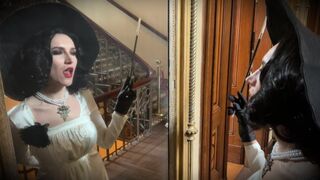 Lady dimitrescu vad cumizása és kefélése - resident evil village cosplay halloween 2023